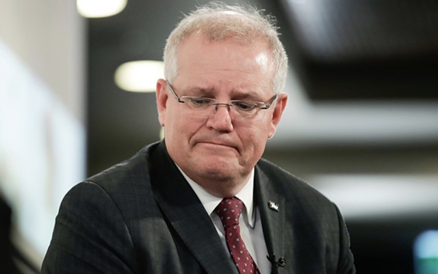 Australia record budget deficit surplus COVID-19 coronavirus Scott Morrison government