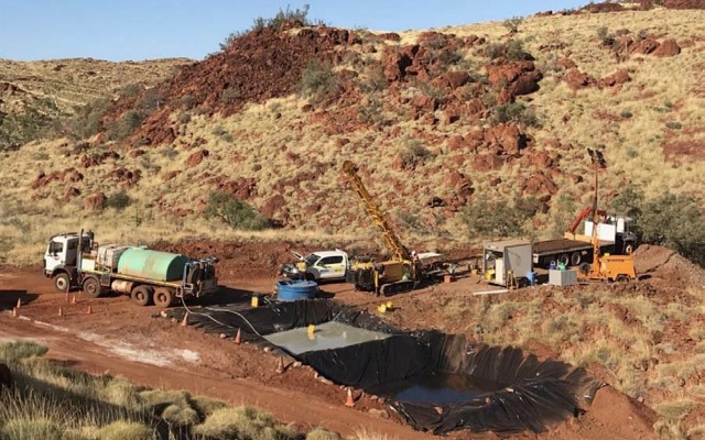 Azure Minerals AZS ASX massive nickel copper sulphides Andover drill hole Western Australia