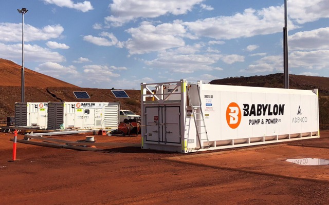 Babylon Pump & Power ASX BPP Resource Water RBH Engineering