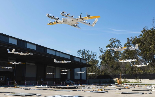 Coles drone delivery supermarket shopping ASX COL Wing