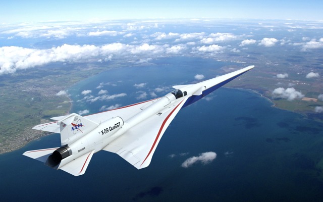 Envirosuite ASX EVS NASA X-59 supersonic aircraft testing project Quiet Supersonic Technology