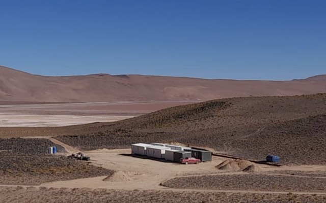 Galan Lithium ASX GLN Hombre Muerto West Argentina pilot plant ponds under construction