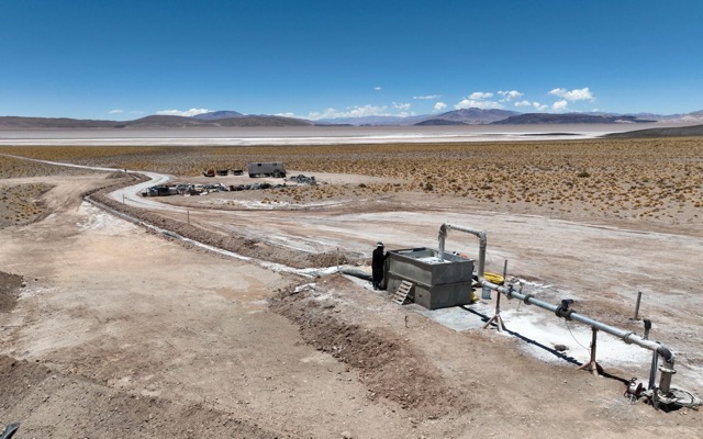 Galan Lithium ASX GLN pumping test Pata Pila tenement Hombre Muerto West Project Catamarca Province Argentina