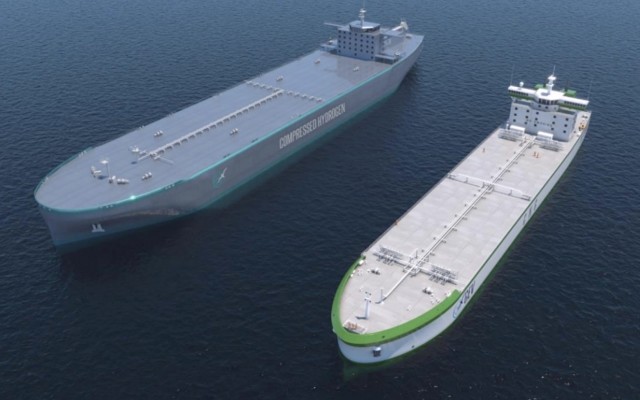 Global Energy Ventures ASX GEV 2022 compressed hydrogen ship development Capilano Maritime Design