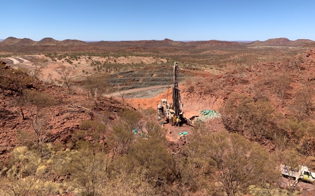 Kalamazoo Resources ASX KZR Ashburton gold project scoping study Mt Olympus Pit