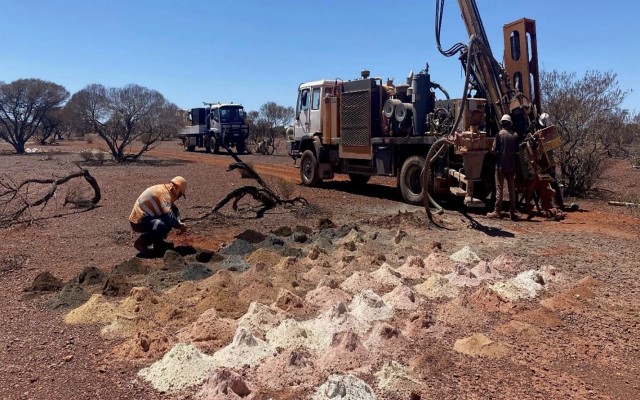 Kin Mining ASX air core drilling Mount Flora Cardinia Western Australia