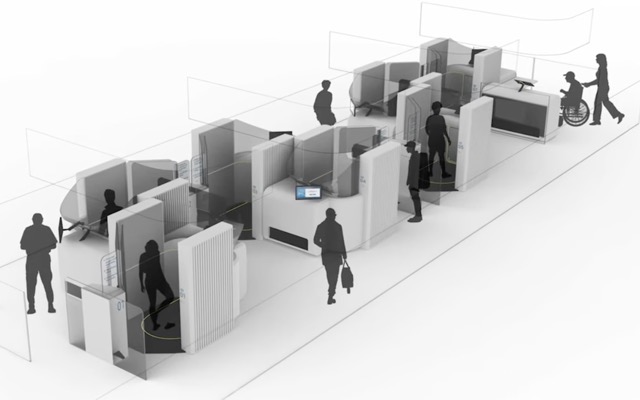 Micro-X ASX MX1 passenger self-screening modules US airports US Department of Homeland Security DHS