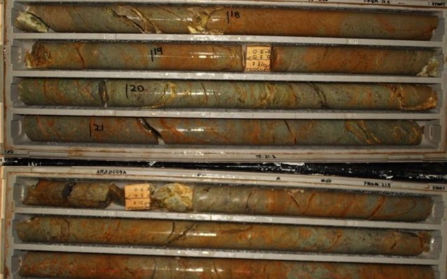 Nimy Resources ASX NIM Dease Prospect nickel sulphide mineralisation gossan hole