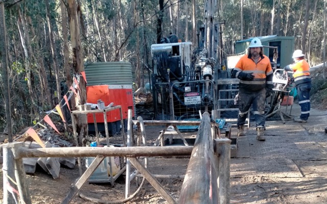 Southern Cross Gold ASX SXG antimony Sunday Creek Victoria highest grade drills